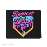 Baseball Drip B.oys Home Plate Ice Cream Respect The Drip Mousepad thumb 0