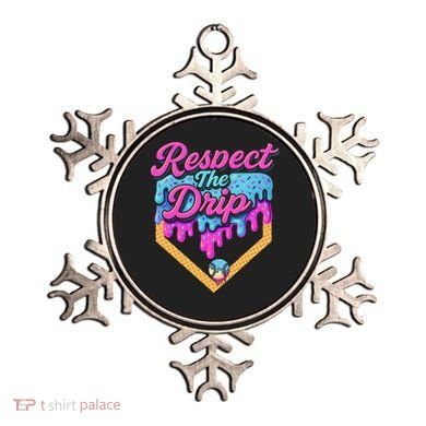 Baseball Drip B.oys Home Plate Ice Cream Respect The Drip Ornament