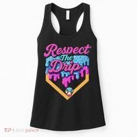 Baseball Drip B.oys Home Plate Ice Cream Respect The Drip Women's Tank Top thumb 0