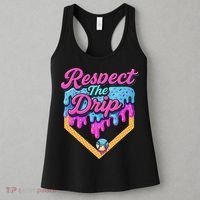 Baseball Drip B.oys Home Plate Ice Cream Respect The Drip Women's Tank Top thumb 3