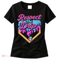 Baseball Drip B.oys Home Plate Ice Cream Respect The Drip Women's T-Shirt thumb 0