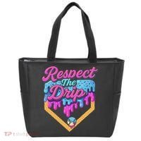 Baseball Drip B.oys Home Plate Ice Cream Respect The Drip Tote Bag thumb 0