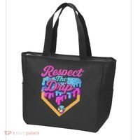 Baseball Drip B.oys Home Plate Ice Cream Respect The Drip Tote Bag thumb 3
