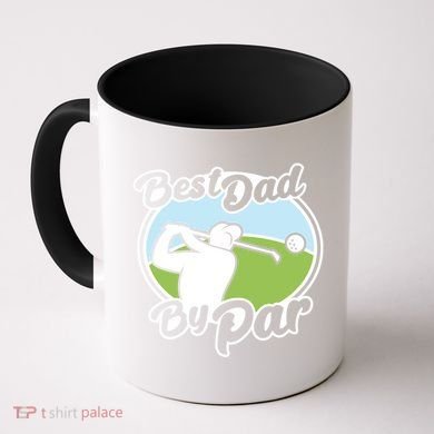Best Dad By Par Funny Father's Day Golf Funny Gift Coffee Mug