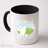 Best Dad By Par Funny Father's Day Golf Funny Gift Coffee Mug thumb 0