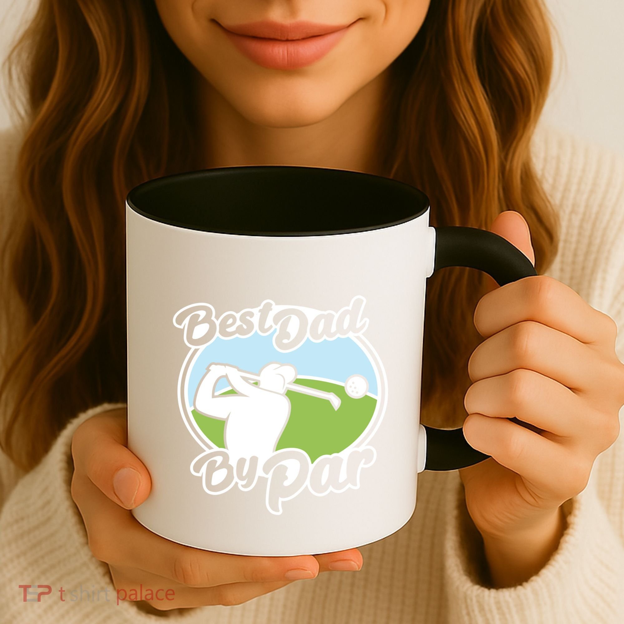 Best Dad By Par Funny Father's Day Golf Funny Gift Coffee Mug