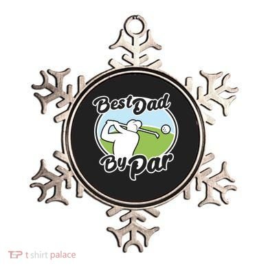 Best Dad By Par Funny Father's Day Golf Funny Gift Ornament