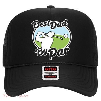 Best Dad By Par Funny Father's Day Golf Funny Gift Hat