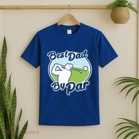 Best Dad By Par Funny Father's Day Golf Funny Gift T-Shirt thumb 2