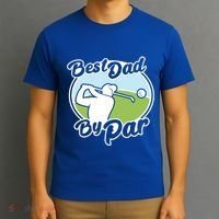 Best Dad By Par Funny Father's Day Golf Funny Gift T-Shirt thumb 3