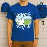 Best Dad By Par Funny Father's Day Golf Funny Gift T-Shirt thumb 6