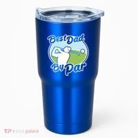 Best Dad By Par Funny Father's Day Golf Funny Gift Tumbler thumb 0