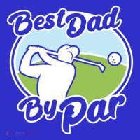 Best Dad By Par Funny Father's Day Golf Funny Gift Visor thumb 3