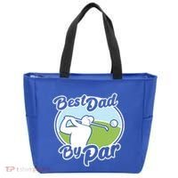 Best Dad By Par Funny Father's Day Golf Funny Gift Tote Bag thumb 0