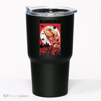 Bearded Dragon Beardzilla Funny Bearded Dragon Tumbler