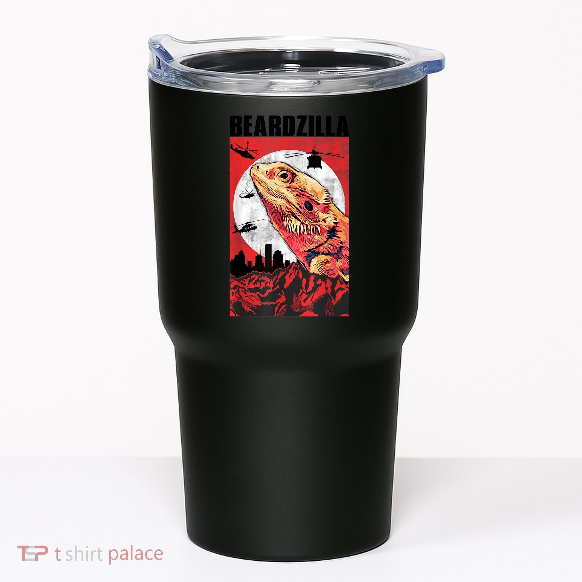 Bearded Dragon Beardzilla Funny Bearded Dragon Tumbler