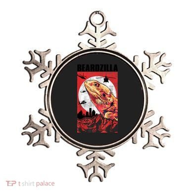 Bearded Dragon Beardzilla Funny Bearded Dragon Ornament
