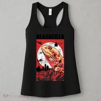 Bearded Dragon Beardzilla Funny Bearded Dragon Women's Tank Top thumb 3