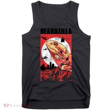 Bearded Dragon Beardzilla Funny Bearded Dragon Tank Top