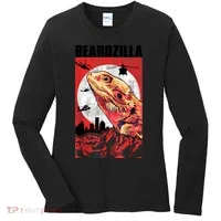 Bearded Dragon Beardzilla Funny Bearded Dragon Women's Long Sleeve Shirt thumb 0