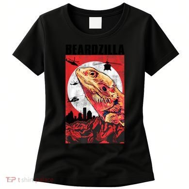 Bearded Dragon Beardzilla Funny Bearded Dragon Women's T-Shirt