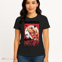 Bearded Dragon Beardzilla Funny Bearded Dragon Women's T-Shirt thumb 4