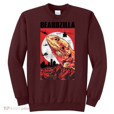 Bearded Dragon Beardzilla Funny Bearded Dragon Sweatshirt