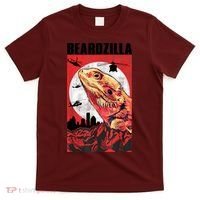 Bearded Dragon Beardzilla Funny Bearded Dragon T-Shirt thumb 0