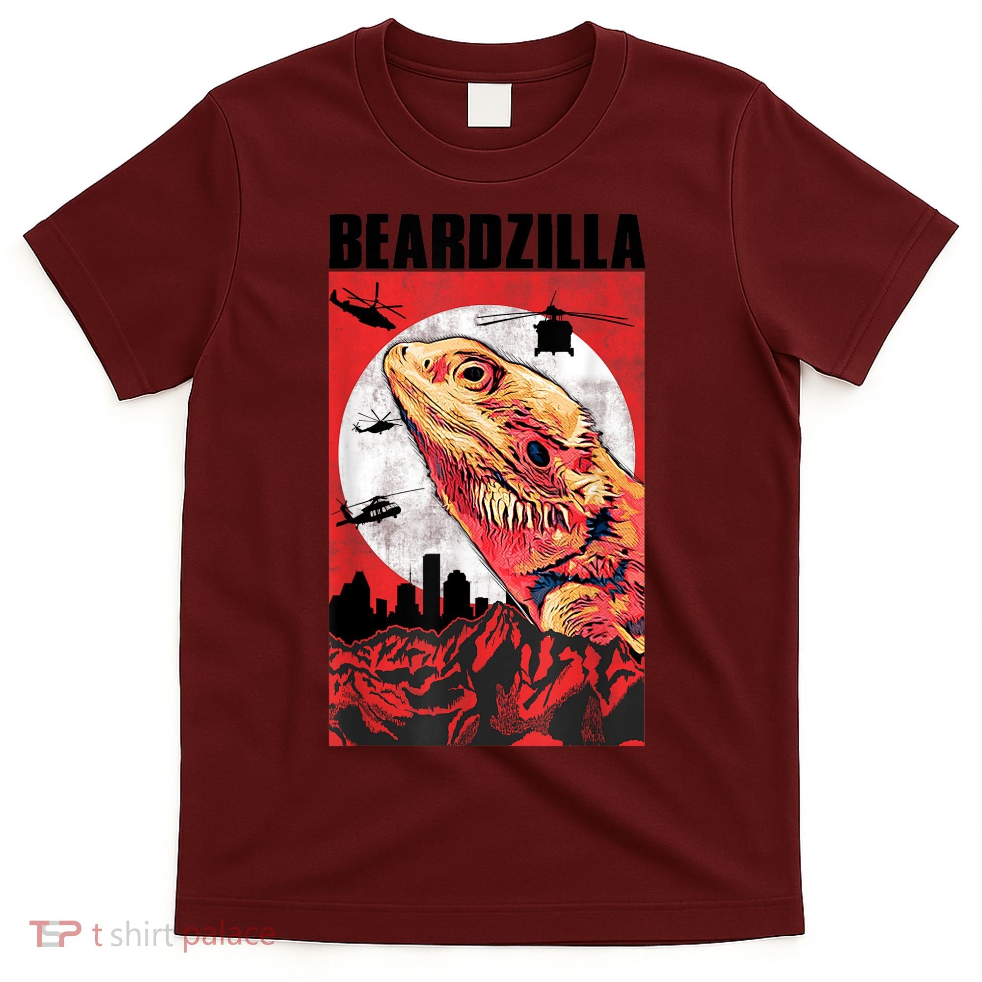 Bearded Dragon Beardzilla Funny Bearded Dragon T-Shirt
