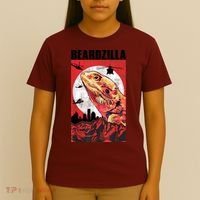 Bearded Dragon Beardzilla Funny Bearded Dragon T-Shirt thumb 4