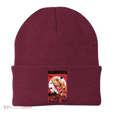 Bearded Dragon Beardzilla Funny Bearded Dragon Beanie