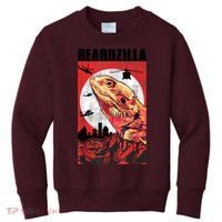 Bearded Dragon Beardzilla Funny Bearded Dragon Kids Sweatshirt thumb 0