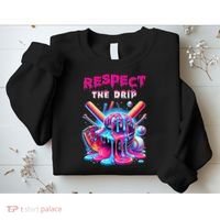 Baseball Drip B.oys Ice Cream Drip Yout.h Respect The Drip Sweatshirt thumb 2