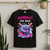 Baseball Drip B.oys Ice Cream Drip Yout.h Respect The Drip T-Shirt thumb 2