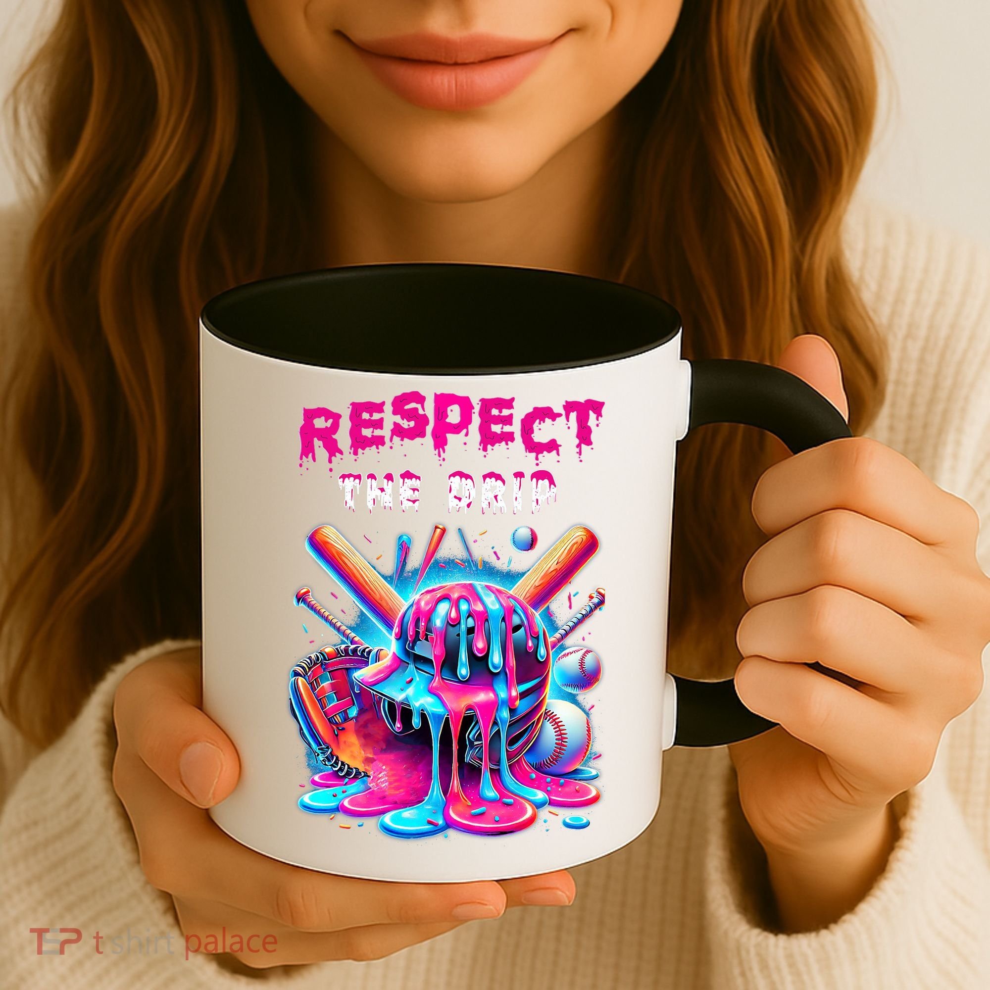 Baseball Drip B.oys Ice Cream Drip Yout.h Respect The Drip Coffee Mug