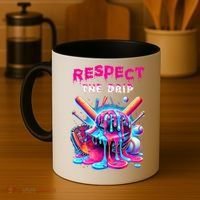 Baseball Drip B.oys Ice Cream Drip Yout.h Respect The Drip Coffee Mug thumb 4