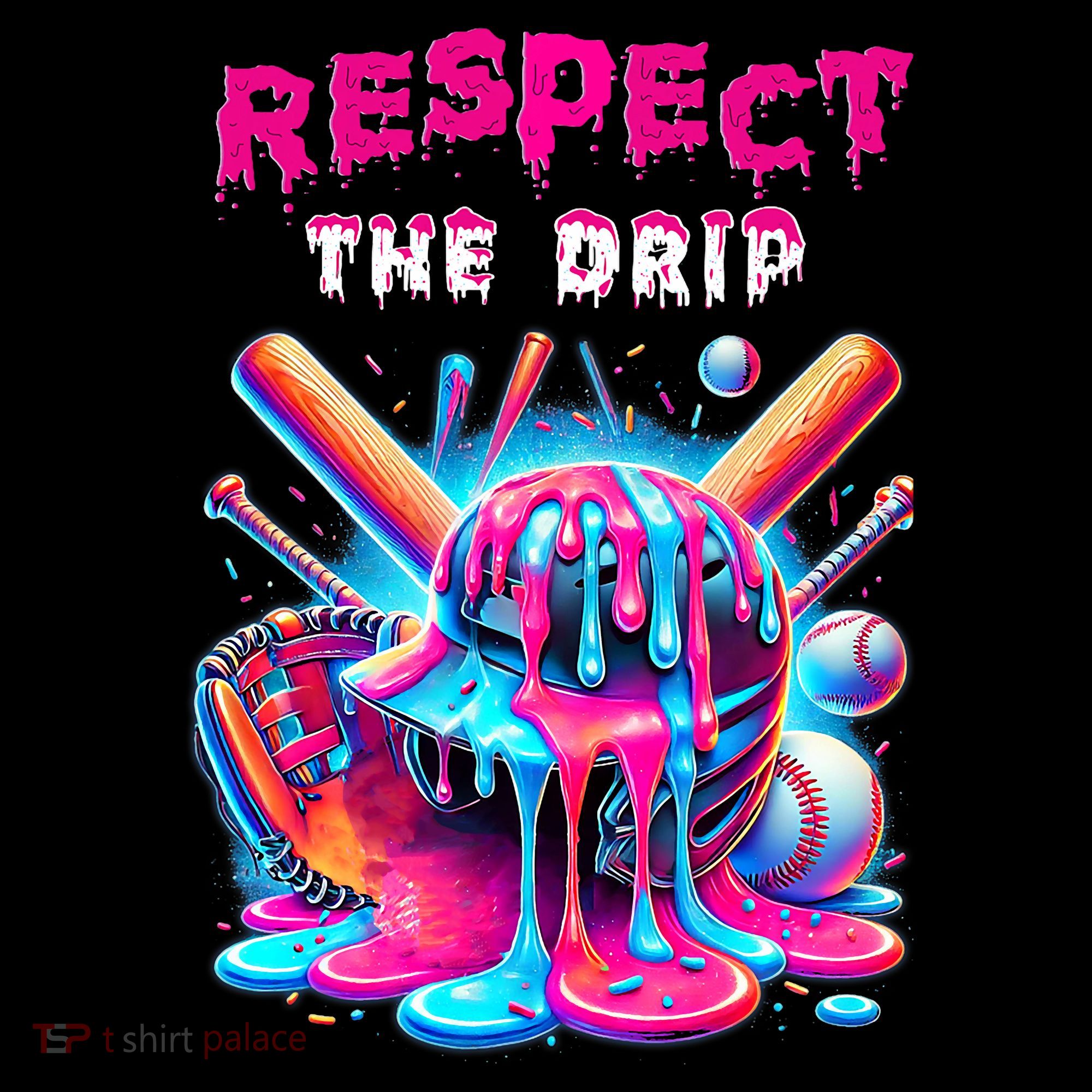 Baseball Drip B.oys Ice Cream Drip Yout.h Respect The Drip Ornament