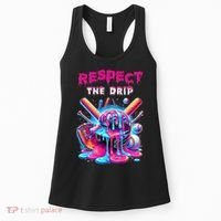 Baseball Drip B.oys Ice Cream Drip Yout.h Respect The Drip Women's Tank Top thumb 0