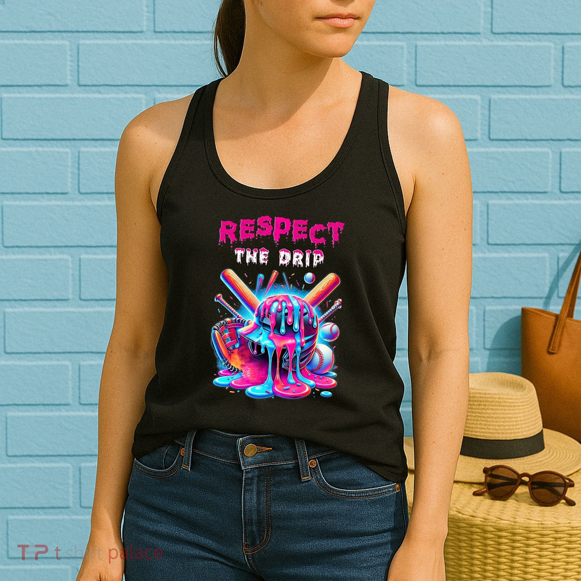 Baseball Drip B.oys Ice Cream Drip Yout.h Respect The Drip Women's Tank Top