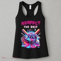 Baseball Drip B.oys Ice Cream Drip Yout.h Respect The Drip Women's Tank Top thumb 3