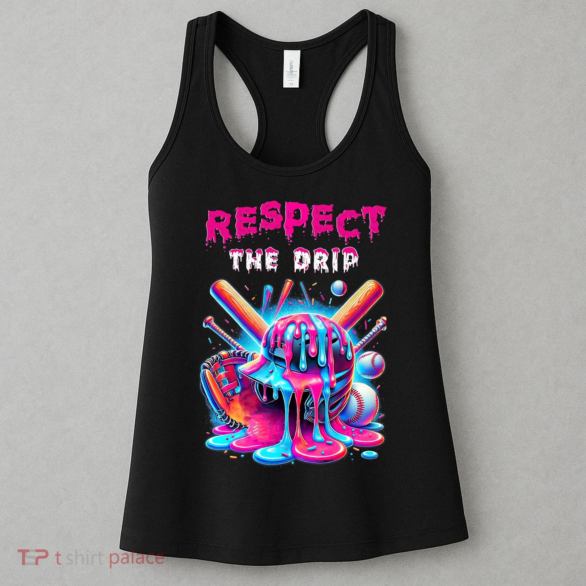 Baseball Drip B.oys Ice Cream Drip Yout.h Respect The Drip Women's Tank Top