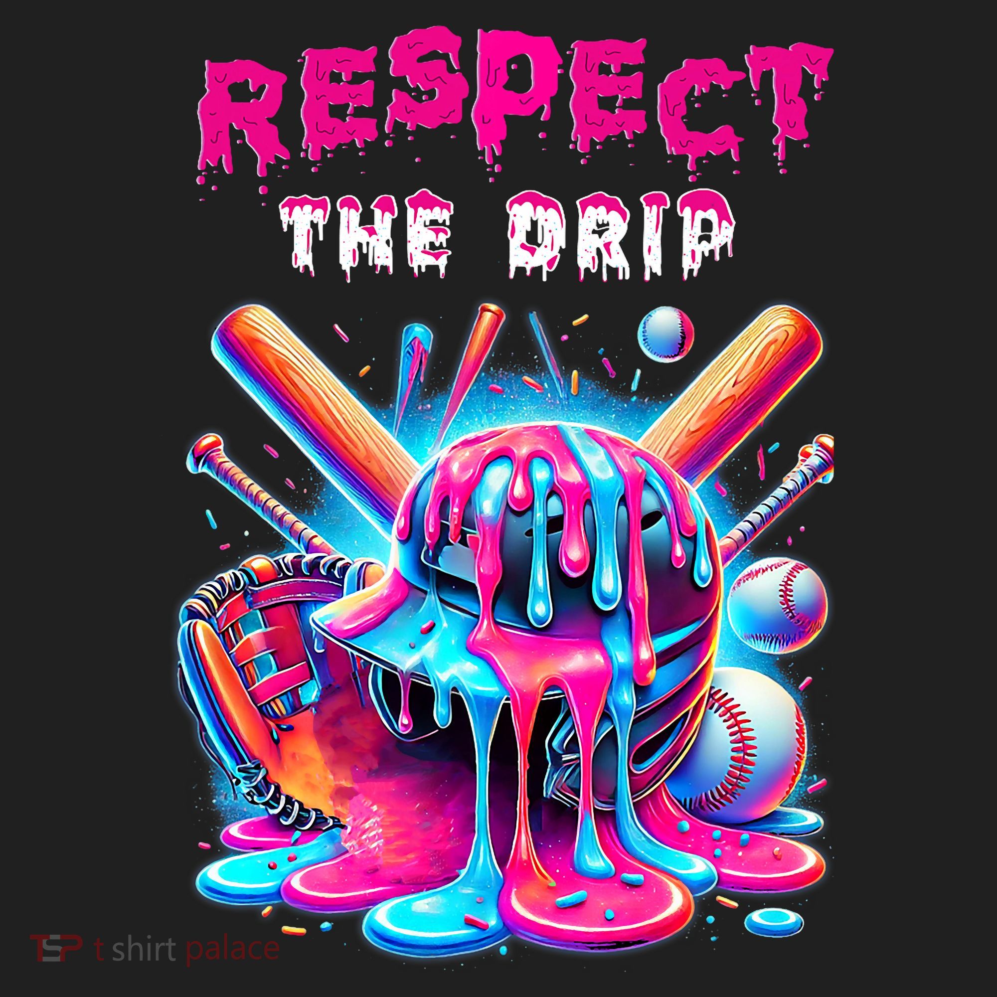 Baseball Drip B.oys Ice Cream Drip Yout.h Respect The Drip Hat