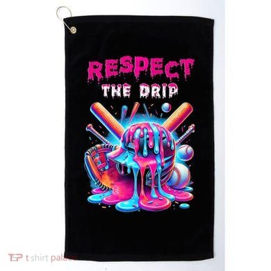 Baseball Drip B.oys Ice Cream Drip Yout.h Respect The Drip Golf Towel