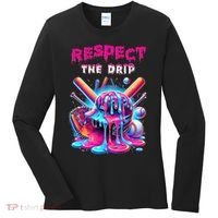 Baseball Drip B.oys Ice Cream Drip Yout.h Respect The Drip Women's Long Sleeve Shirt thumb 0