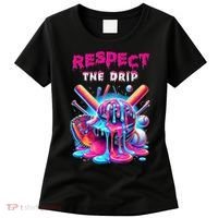 Baseball Drip B.oys Ice Cream Drip Yout.h Respect The Drip Women's T-Shirt thumb 0