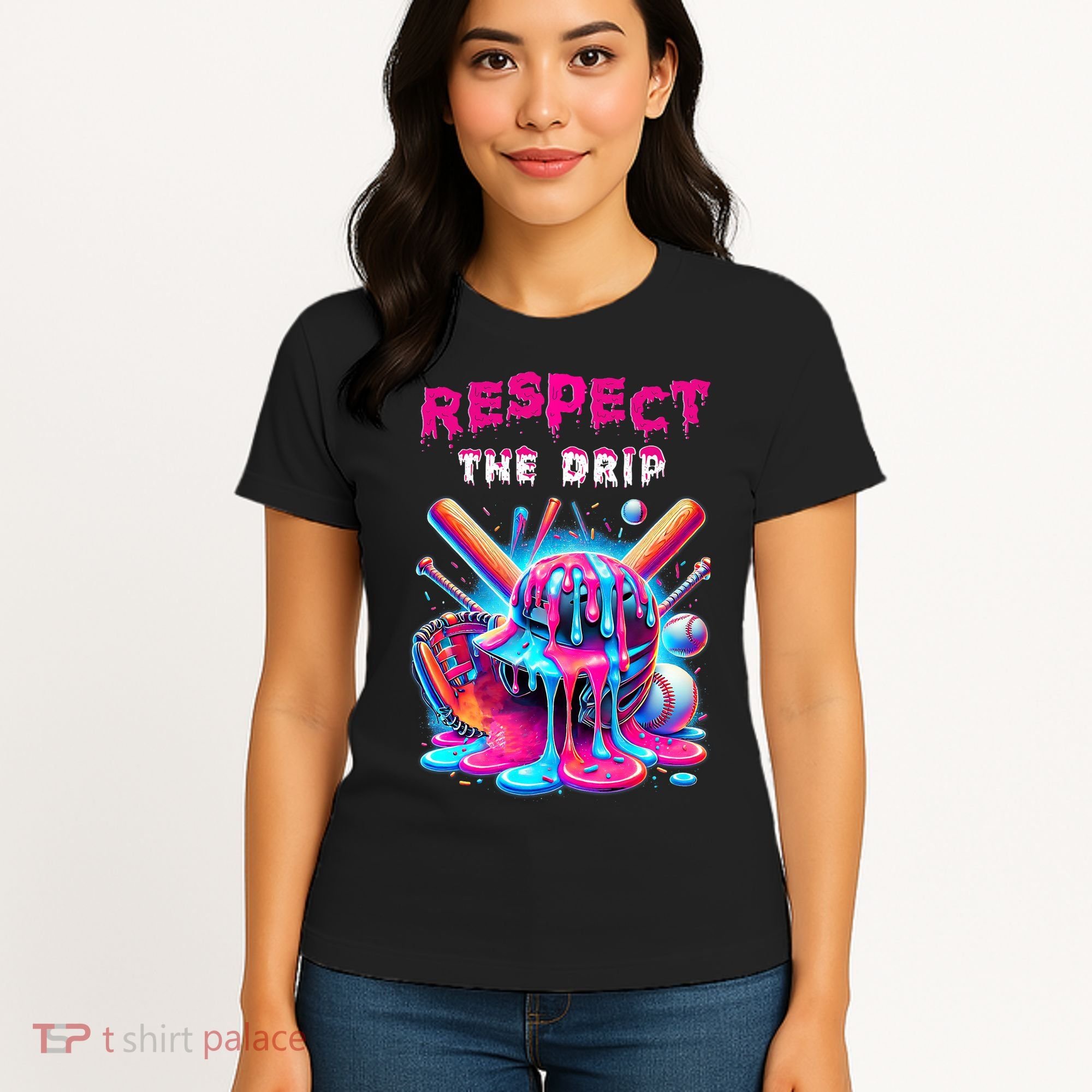 Baseball Drip B.oys Ice Cream Drip Yout.h Respect The Drip Women's T-Shirt