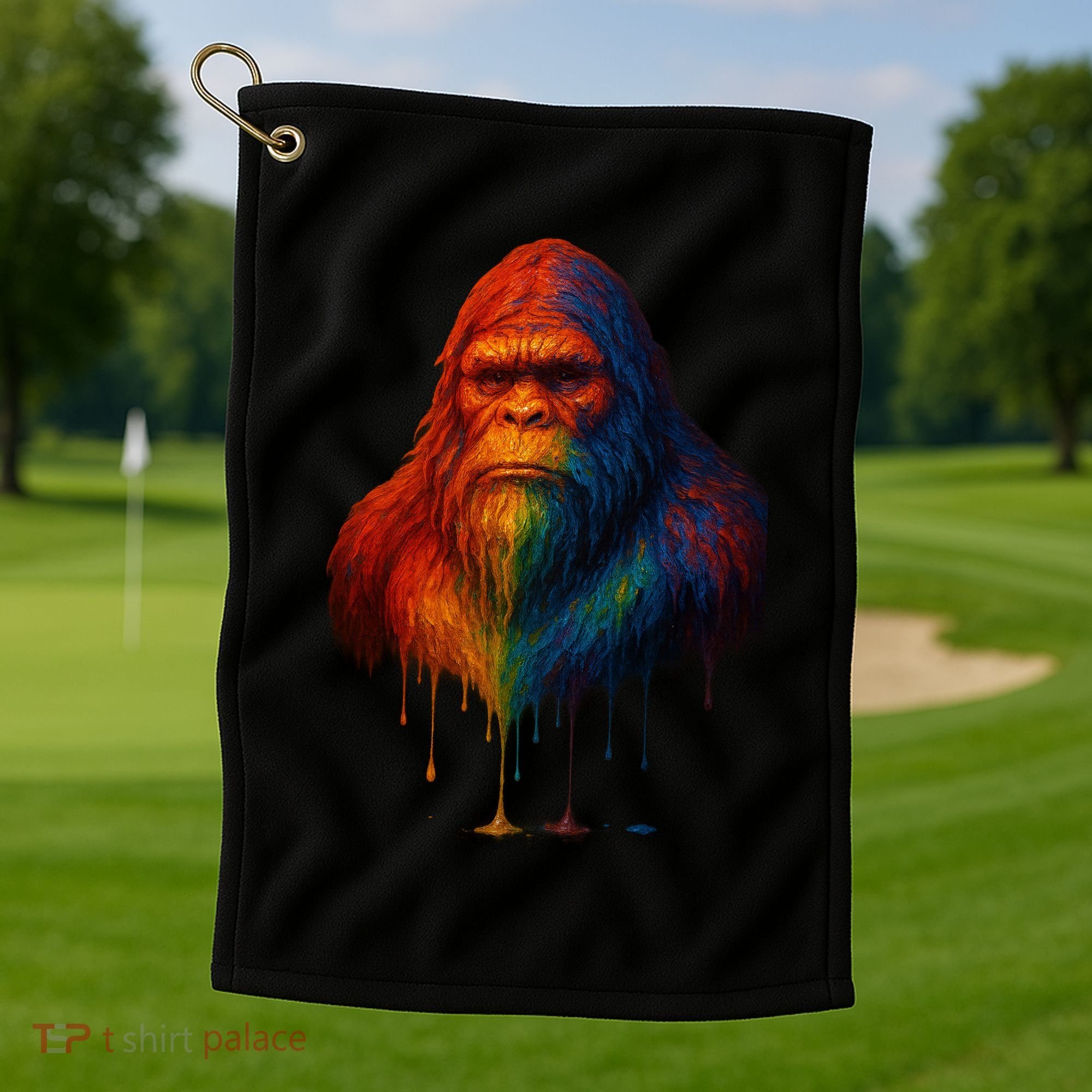 Bigfoot Drip Golf Towel