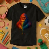 Bigfoot Drip Kids T-Shirt thumb 3