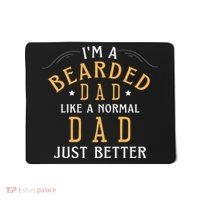 Bearded Dad Beard Humor Mousepad thumb 0