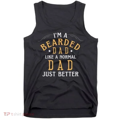 Bearded Dad Beard Humor Tank Top